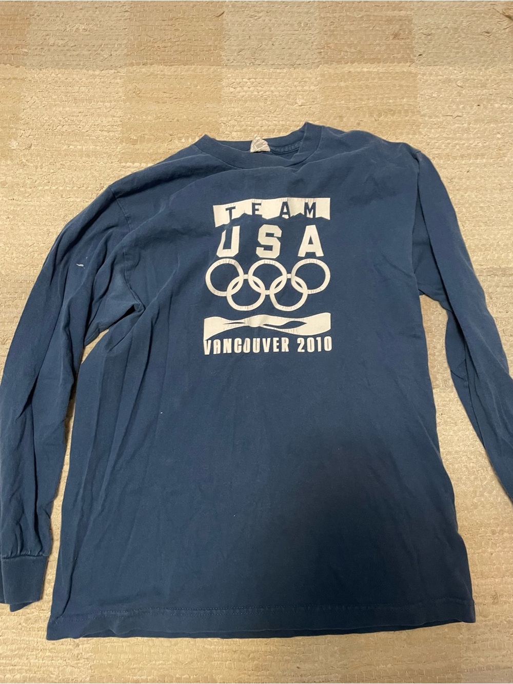 USA Team Vancouver 2010 Long Sleeve Shirt - Navy Vintage